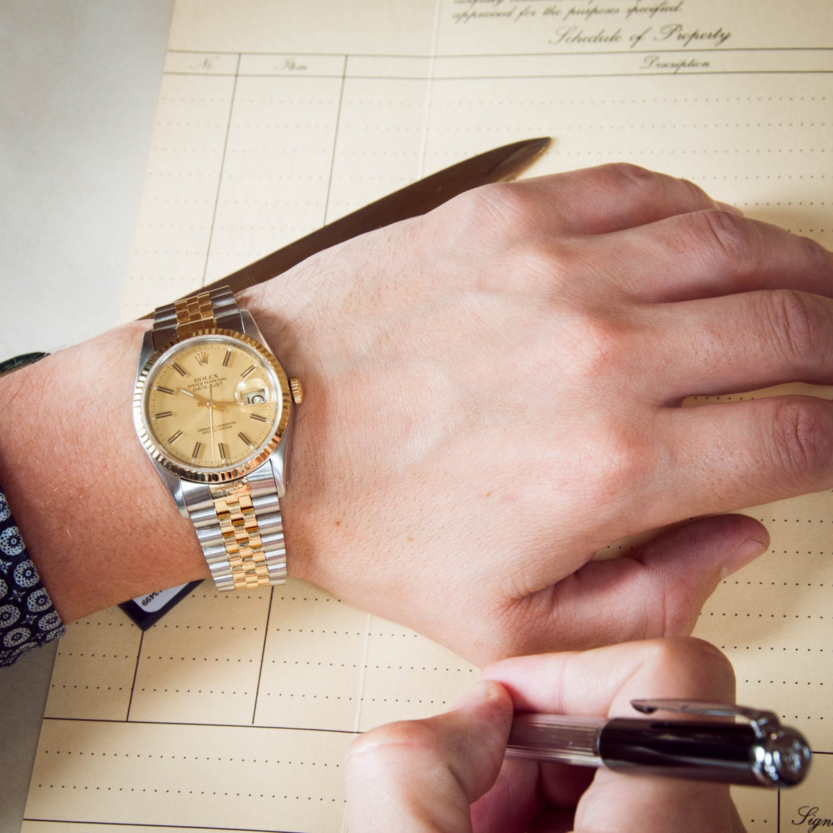 Datejust 16233 - Champagne Dial - 1990
