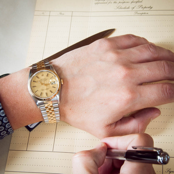 Datejust 16233 - Champagne Dial - 1990