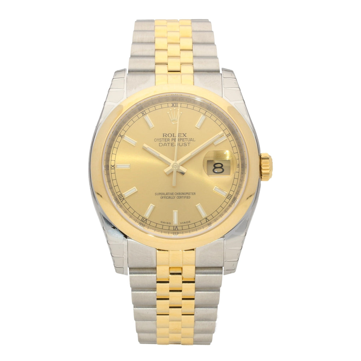 Datejust 116203 - Gents Watch - Champagne Dial - Unworn 2015