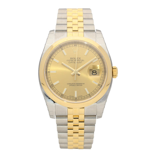 Datejust 116203 - Gents Watch - Champagne Dial - Unworn 2015
