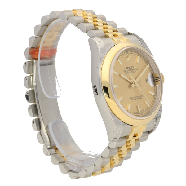 Datejust 116203 - Gents Watch - Champagne Dial - Unworn 2015