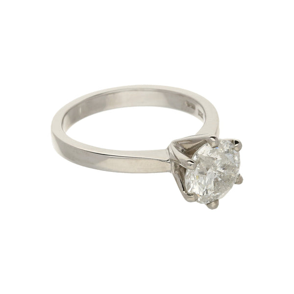 2.01ct Diamond Engagement Ring - 18ct White Gold