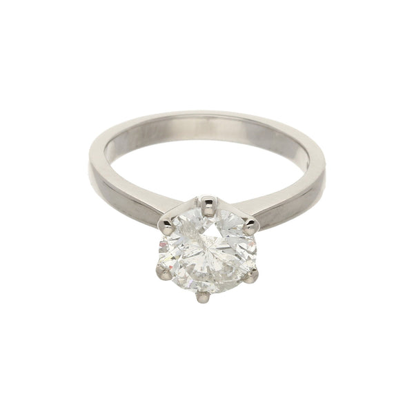 2.01ct Diamond Engagement Ring - 18ct White Gold