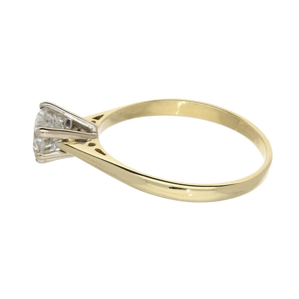 18ct Yellow Gold Diamond Engagement Ring - 1.24ct