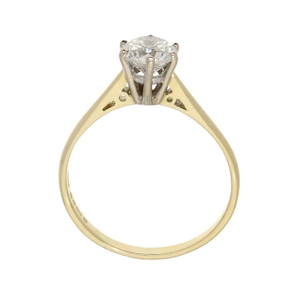 18ct Yellow Gold Diamond Engagement Ring - 1.24ct