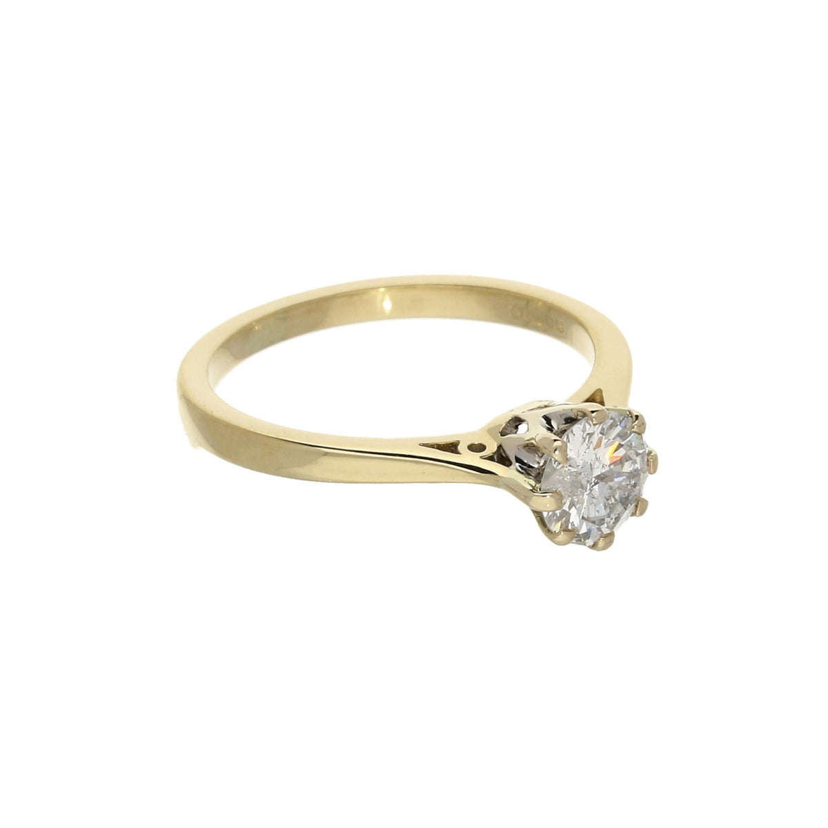 18ct Yellow Gold Engagement Ring - 0.63ct