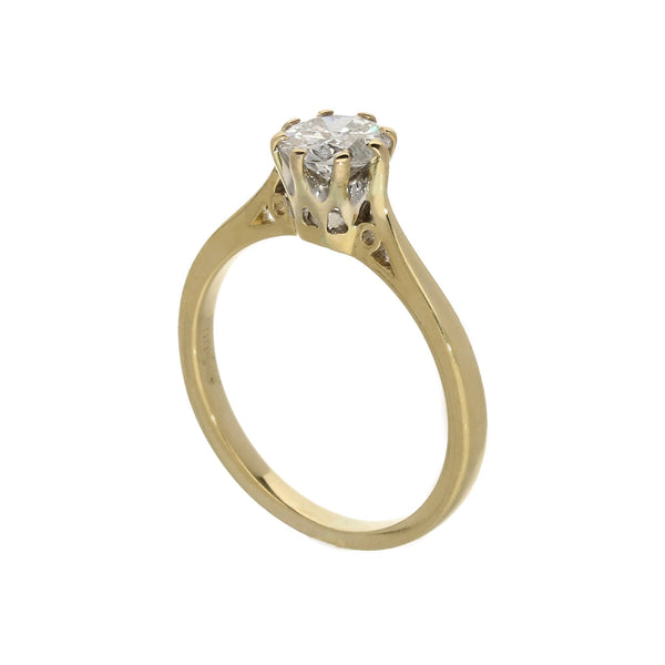 18ct Yellow Gold Engagement Ring - 0.63ct