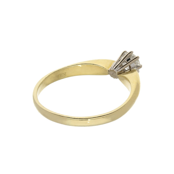 18ct Yellow Gold Engagement Ring - 0.33ct