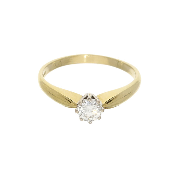 18ct Yellow Gold Engagement Ring - 0.33ct
