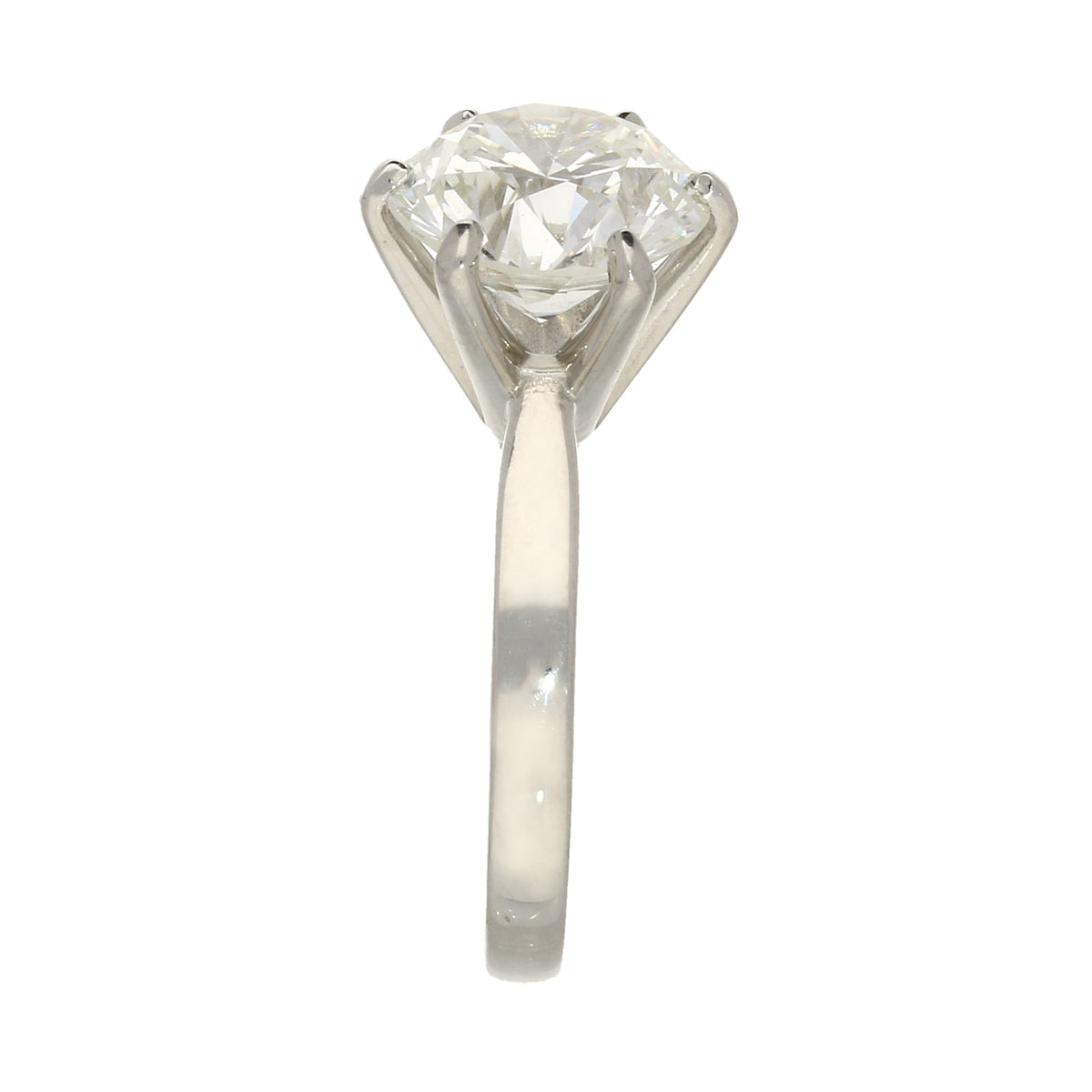 4.00ct Round Brilliant Cut Diamond Engagement Ring VS Standard
