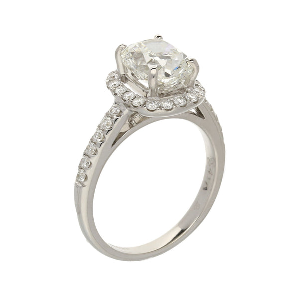 18ct White Gold 2.92ct Diamond Engagement Ring