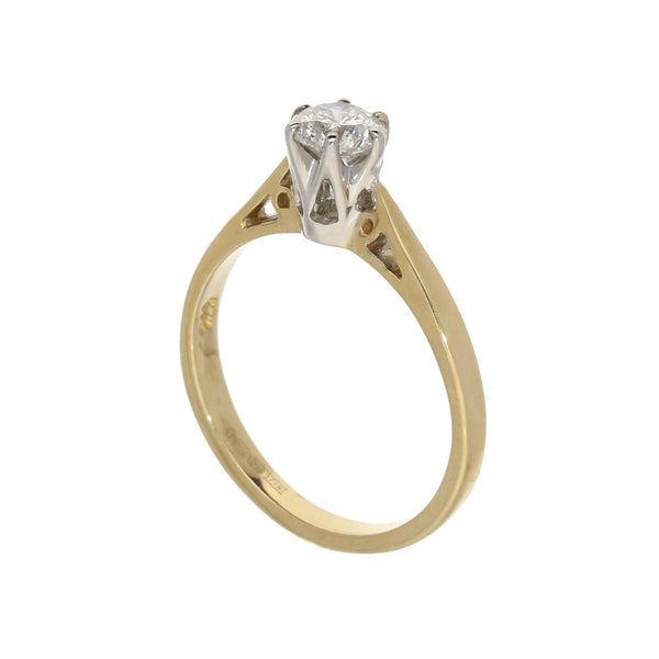 18ct Yellow Gold Engagement Ring - 0.50ct