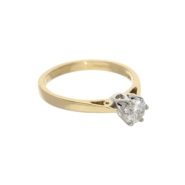 18ct Yellow Gold Engagement Ring - 0.50ct