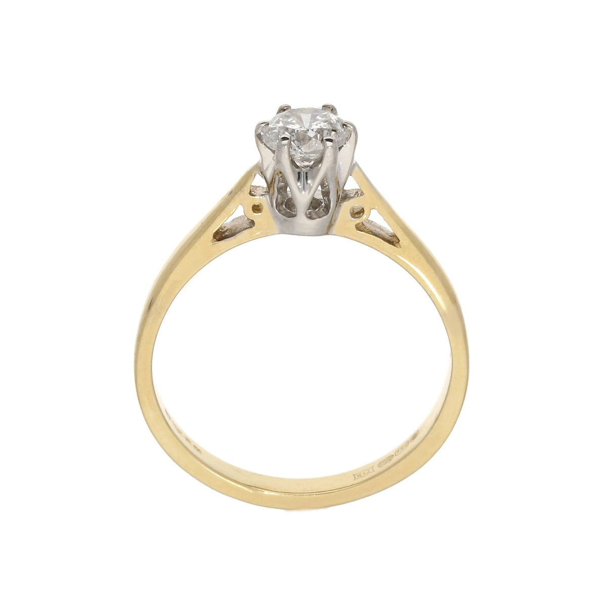 18ct Yellow Gold Engagement Ring - 0.50ct