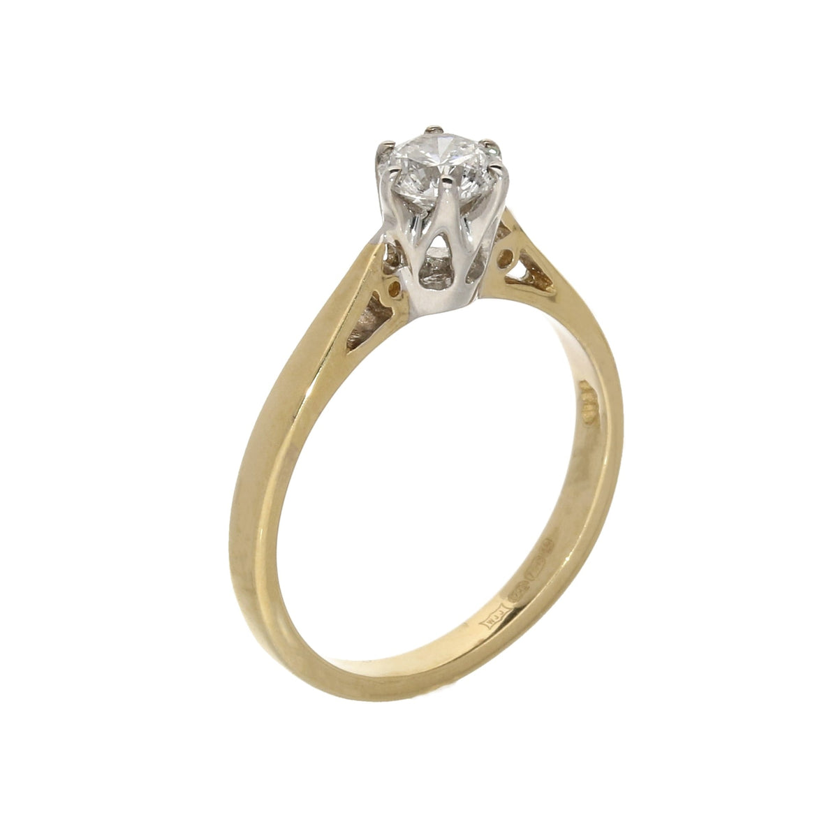 18ct Yellow Gold Engagement Ring - 0.50ct