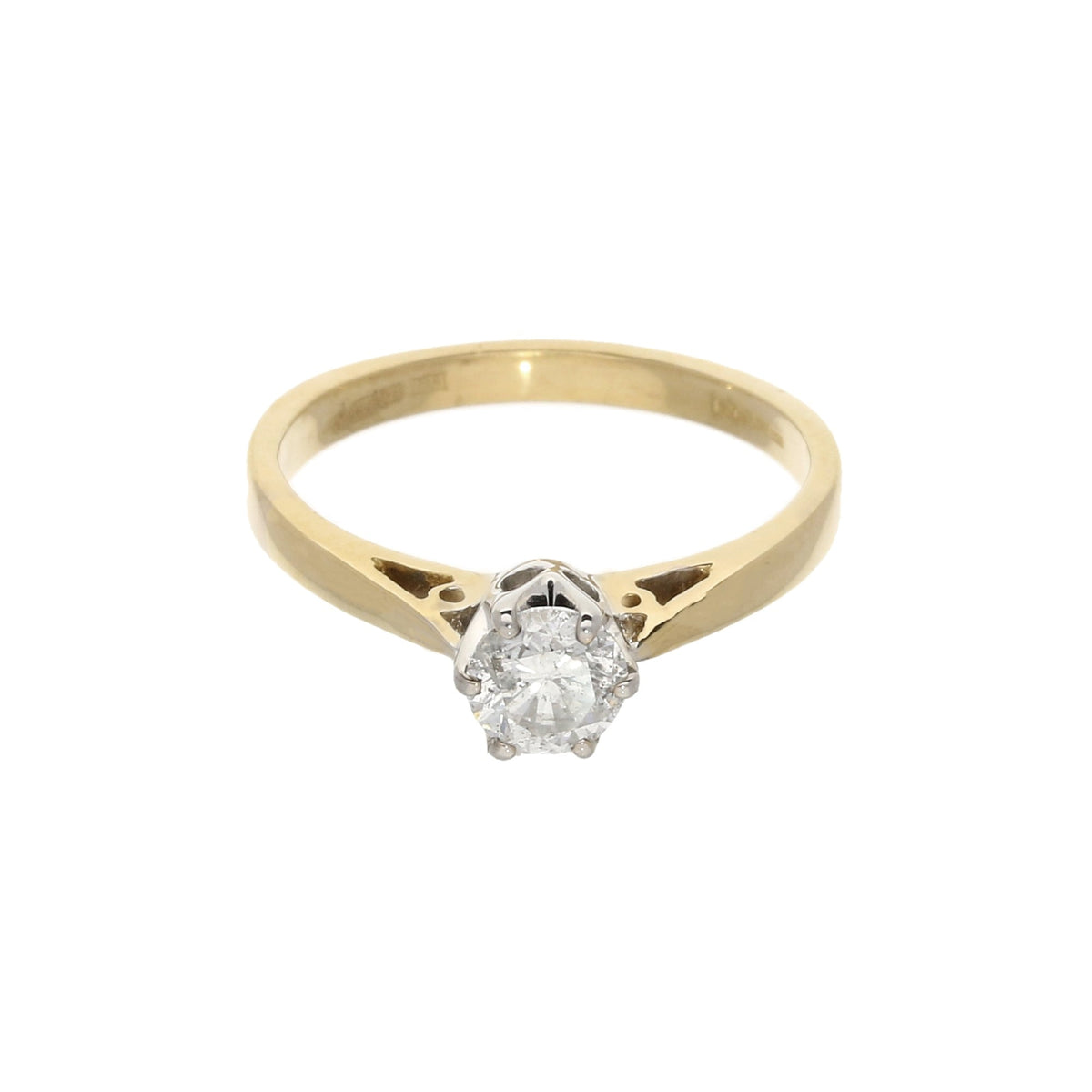 18ct Yellow Gold Engagement Ring - 0.50ct
