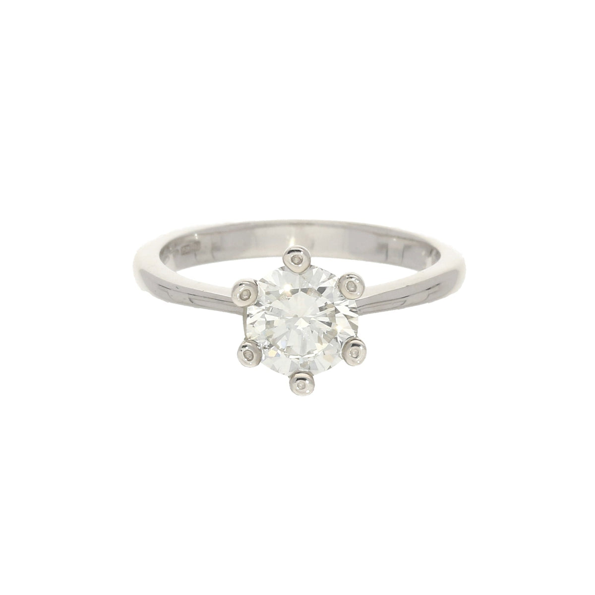 Gorgeous 18ct White Gold Diamond Engagement Ring 0.93ct