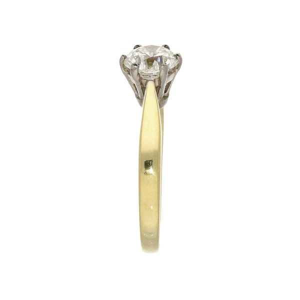 18ct Yellow Gold 1.00ct Diamond Solitaire Engagement Ring