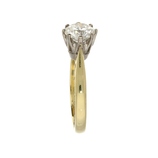 18ct Yellow Gold Diamond Engagement Ring - 1.21ct