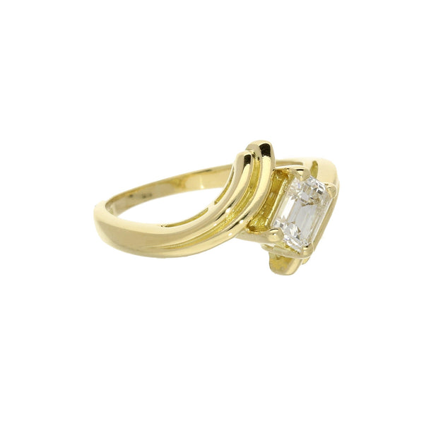 18ct Yellow Gold Diamond Engagement Ring - 0.66ct