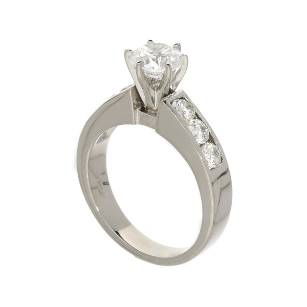 Platinum 1.51ct Diamond Engagement Ring
