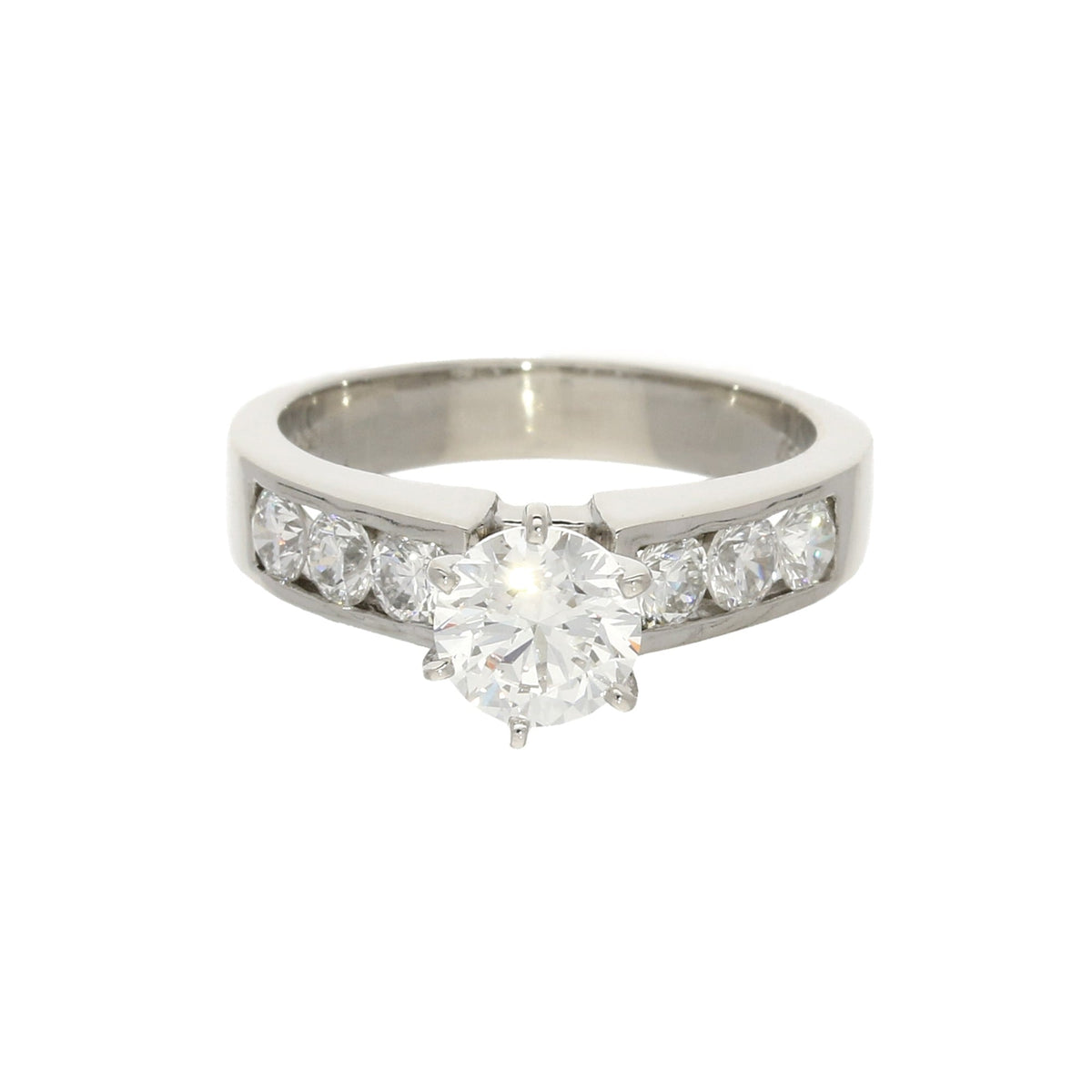 Platinum 1.51ct Diamond Engagement Ring