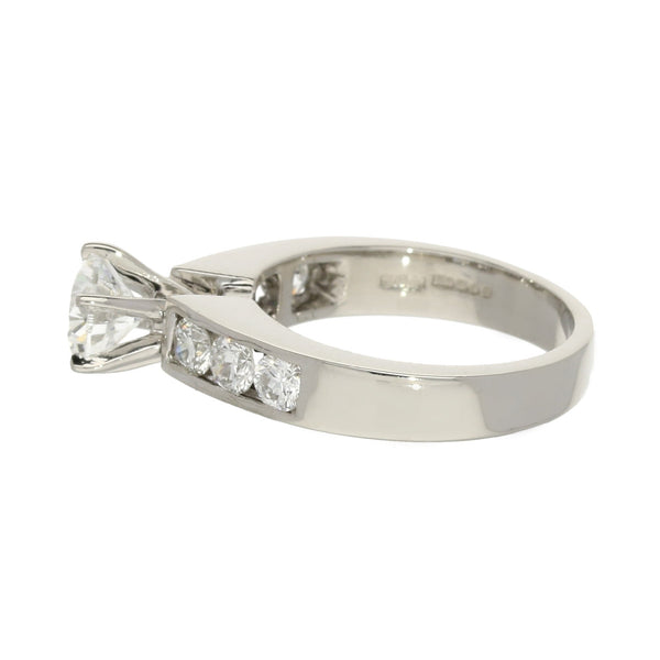 Platinum 1.51ct Diamond Engagement Ring