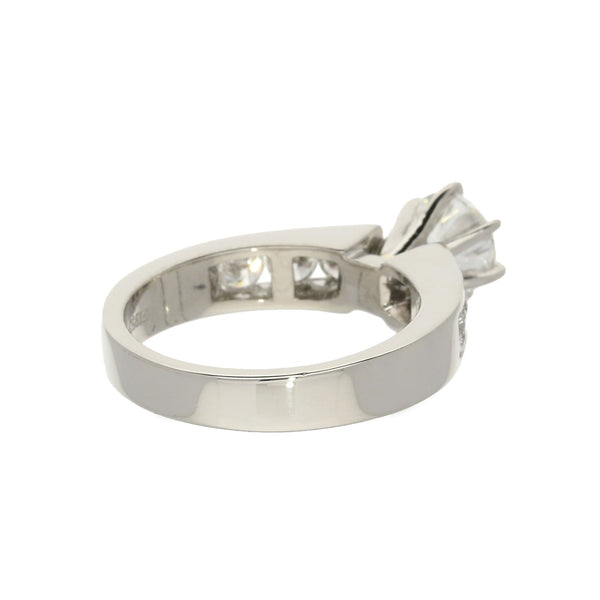 Platinum 1.51ct Diamond Engagement Ring