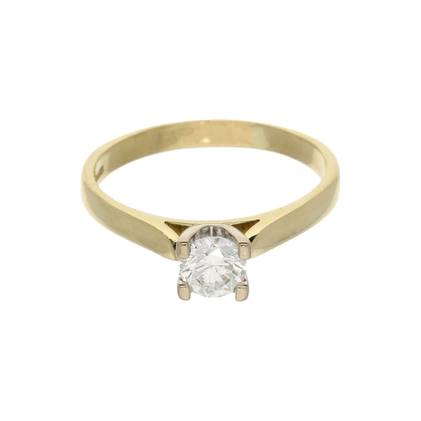 18ct Yellow Gold Diamond Engagement Ring - 0.58ct