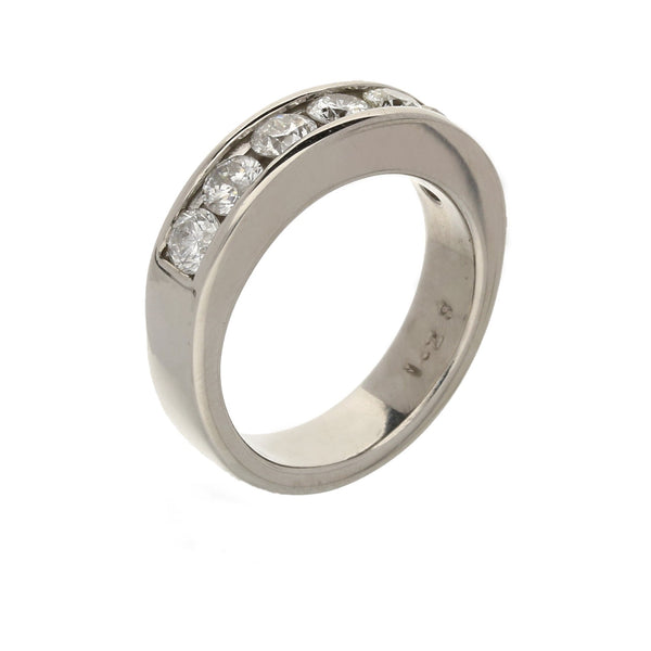 18ct White Gold Diamond Eternity Ring - 1.28ct