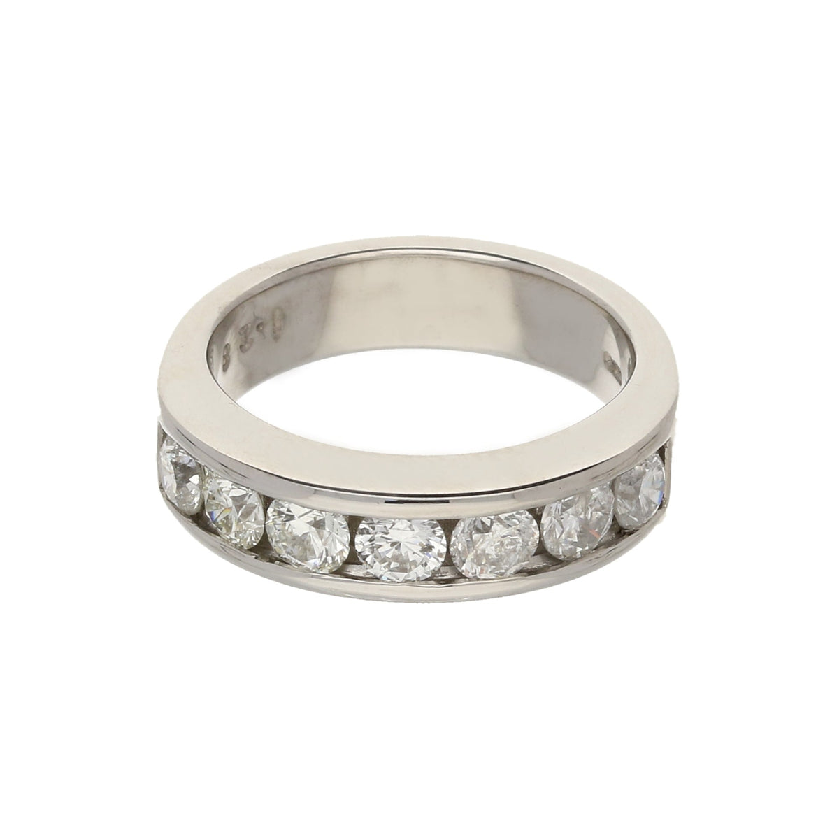 18ct White Gold Diamond Eternity Ring - 1.28ct