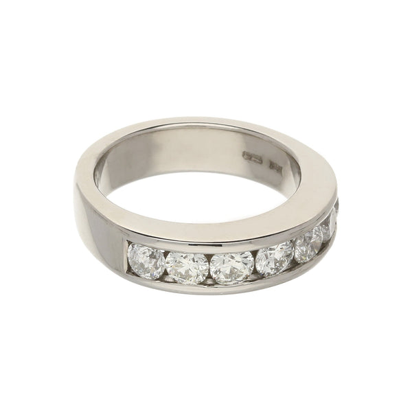 18ct White Gold Diamond Eternity Ring - 1.28ct