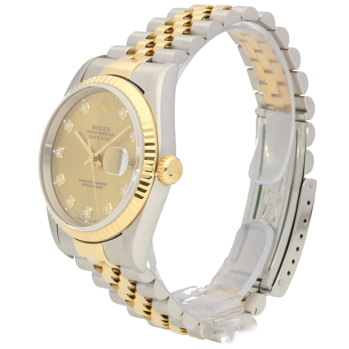 Datejust 16233 - Champagne Diamond Dial - 1996