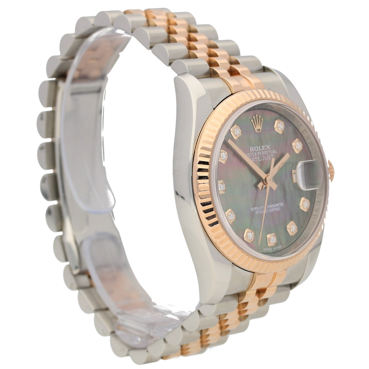 Datejust 116231 - Dark Mother of Pearl & Diamond Dial - 2014