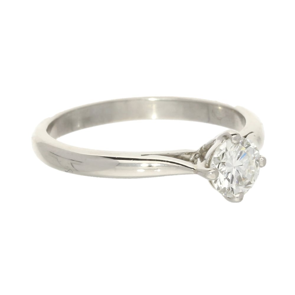 Platinum Diamond Solitaire Ring 0.50ct - VS1/VS2