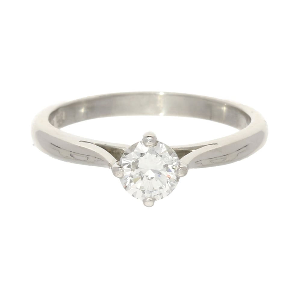 Platinum Diamond Solitaire Ring 0.50ct - VS1/VS2