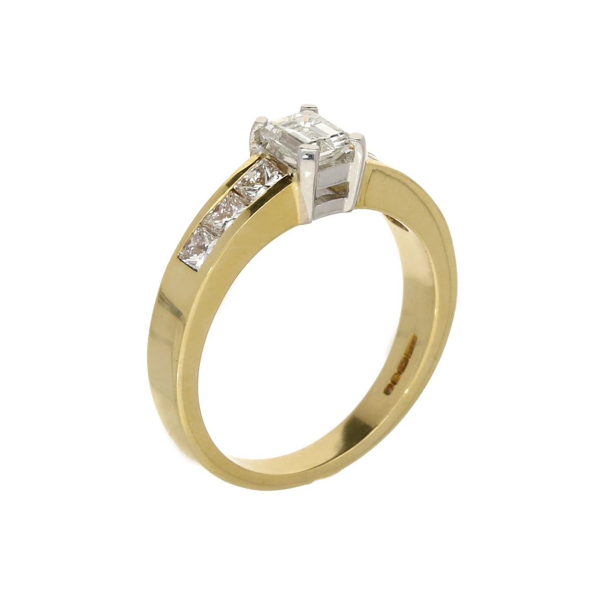 18ct Yellow Gold 1.10ct Diamond Engagement Ring