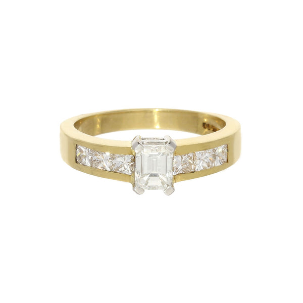 18ct Yellow Gold 1.10ct Diamond Engagement Ring