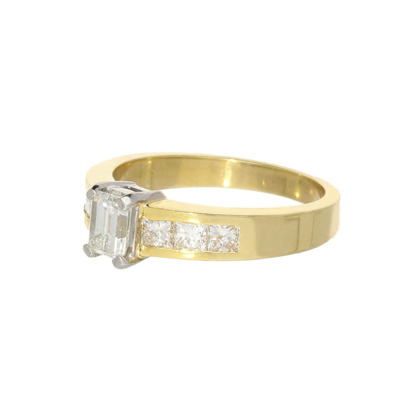 18ct Yellow Gold 1.10ct Diamond Engagement Ring