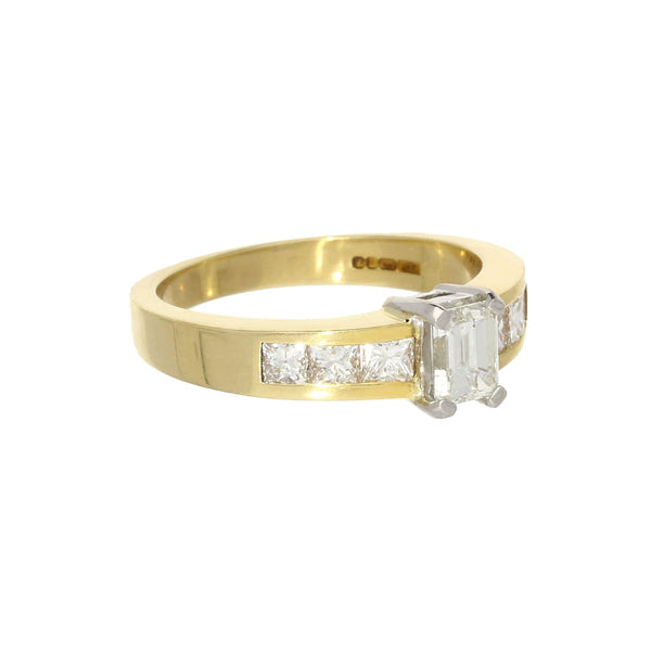 18ct Yellow Gold 1.10ct Diamond Engagement Ring