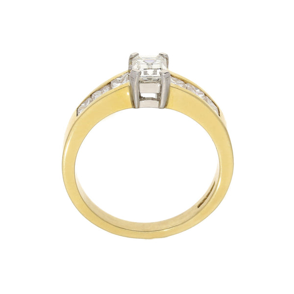 18ct Yellow Gold 1.10ct Diamond Engagement Ring