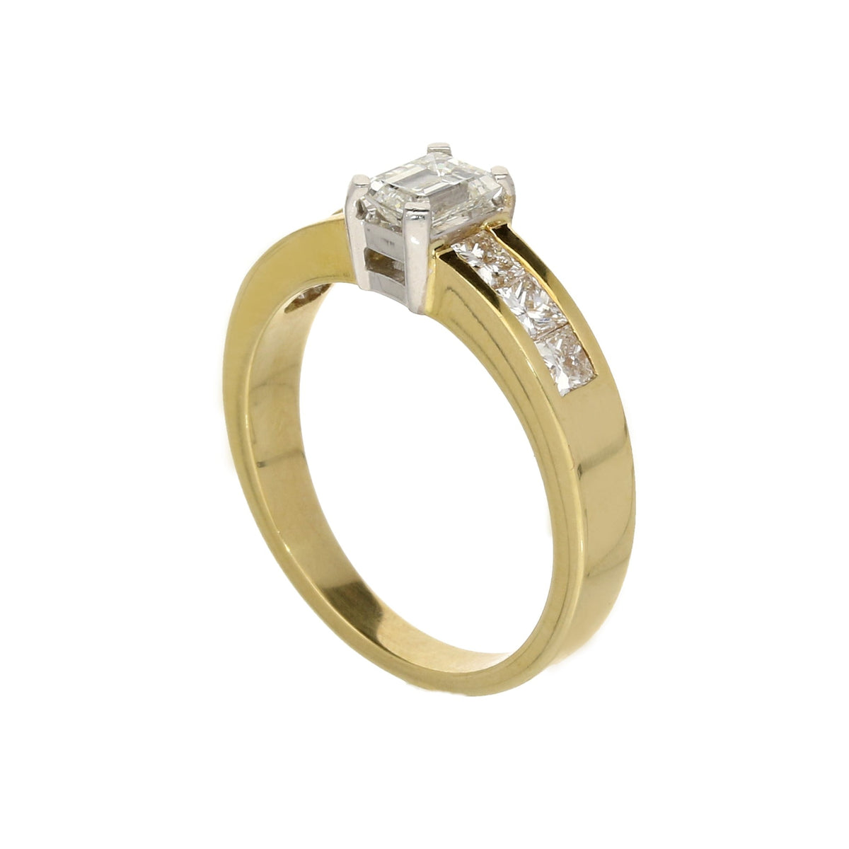 18ct Yellow Gold 1.10ct Diamond Engagement Ring