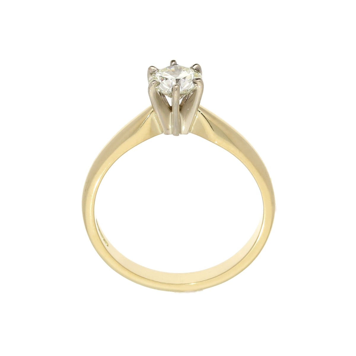 18ct Yellow Gold 0.52ct Diamond Engagement Ring