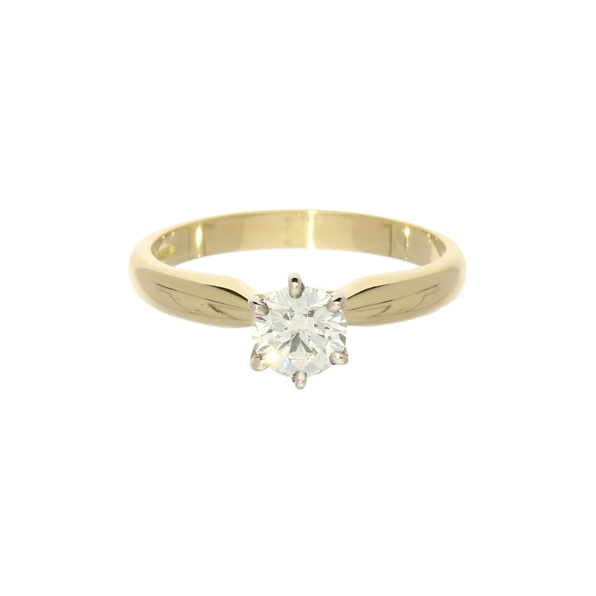 18ct Yellow Gold 0.52ct Diamond Engagement Ring