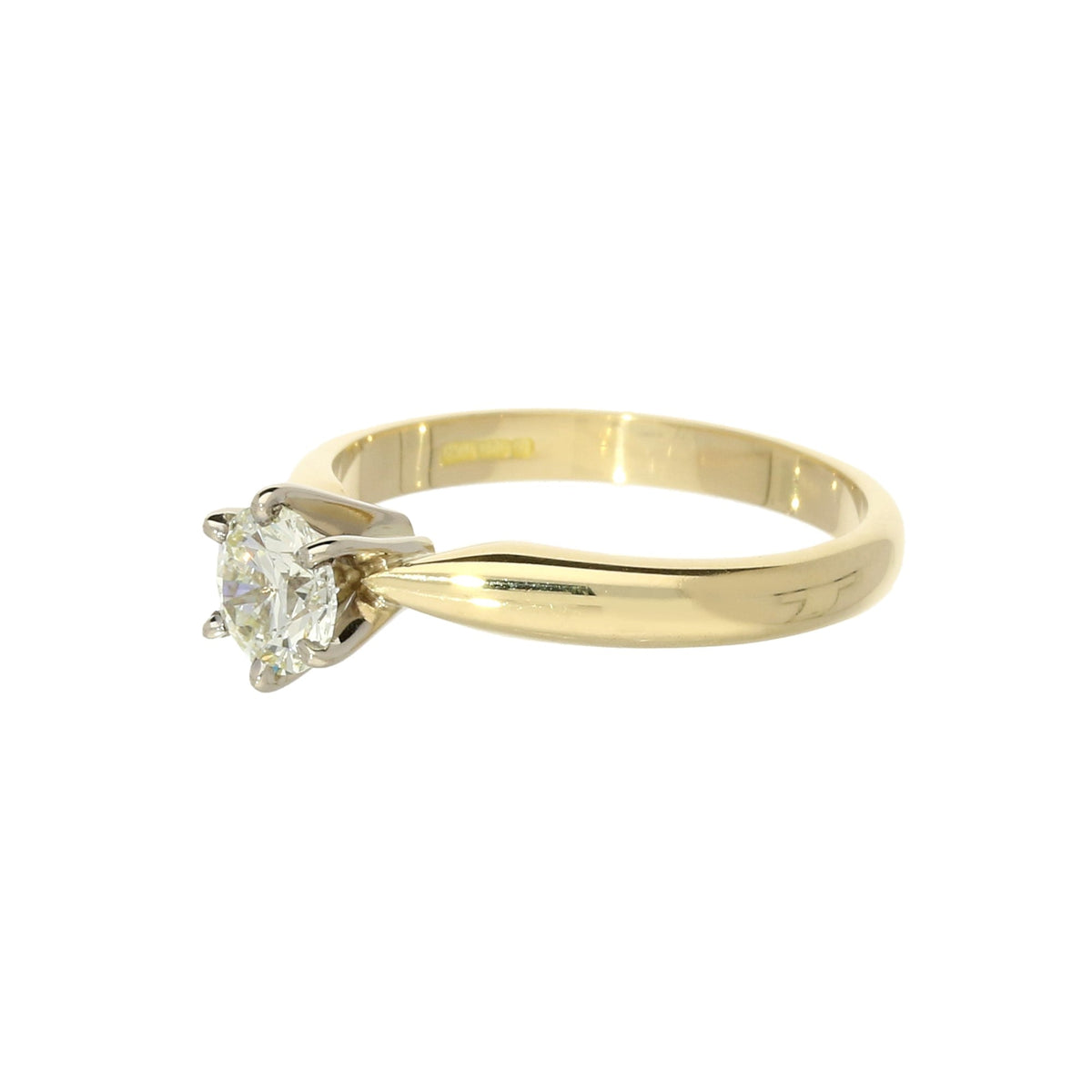 18ct Yellow Gold 0.52ct Diamond Engagement Ring