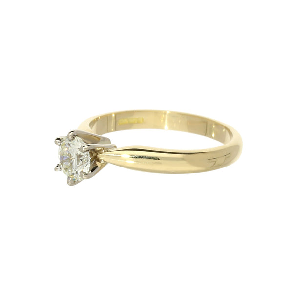 18ct Yellow Gold 0.52ct Diamond Engagement Ring