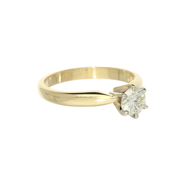 18ct Yellow Gold 0.52ct Diamond Engagement Ring