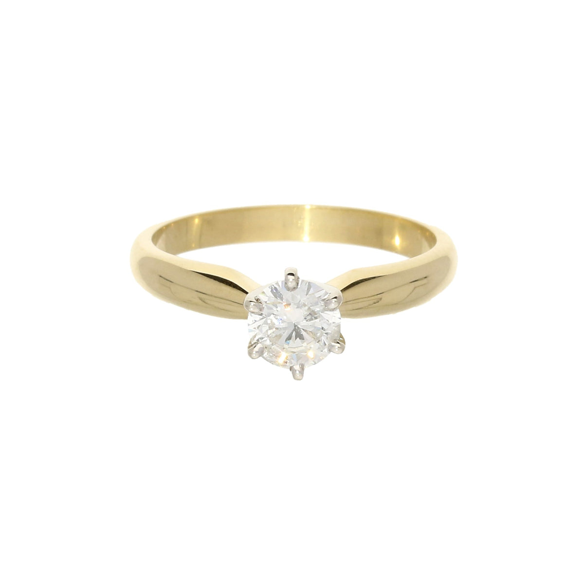 18ct Yellow Gold 0.52ct Diamond Engagement Ring