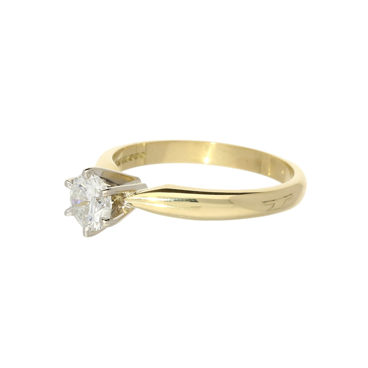 18ct Yellow Gold 0.52ct Diamond Engagement Ring