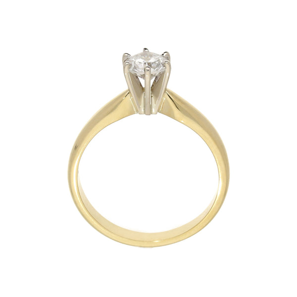 18ct Yellow Gold 0.52ct Diamond Engagement Ring